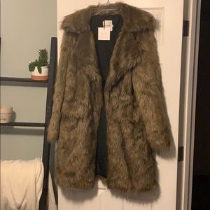 brand new fur coat